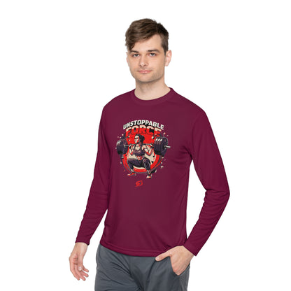 Unstoppable force Unisex Lightweight Long Sleeve Tee  - Korea  - StyleMZ