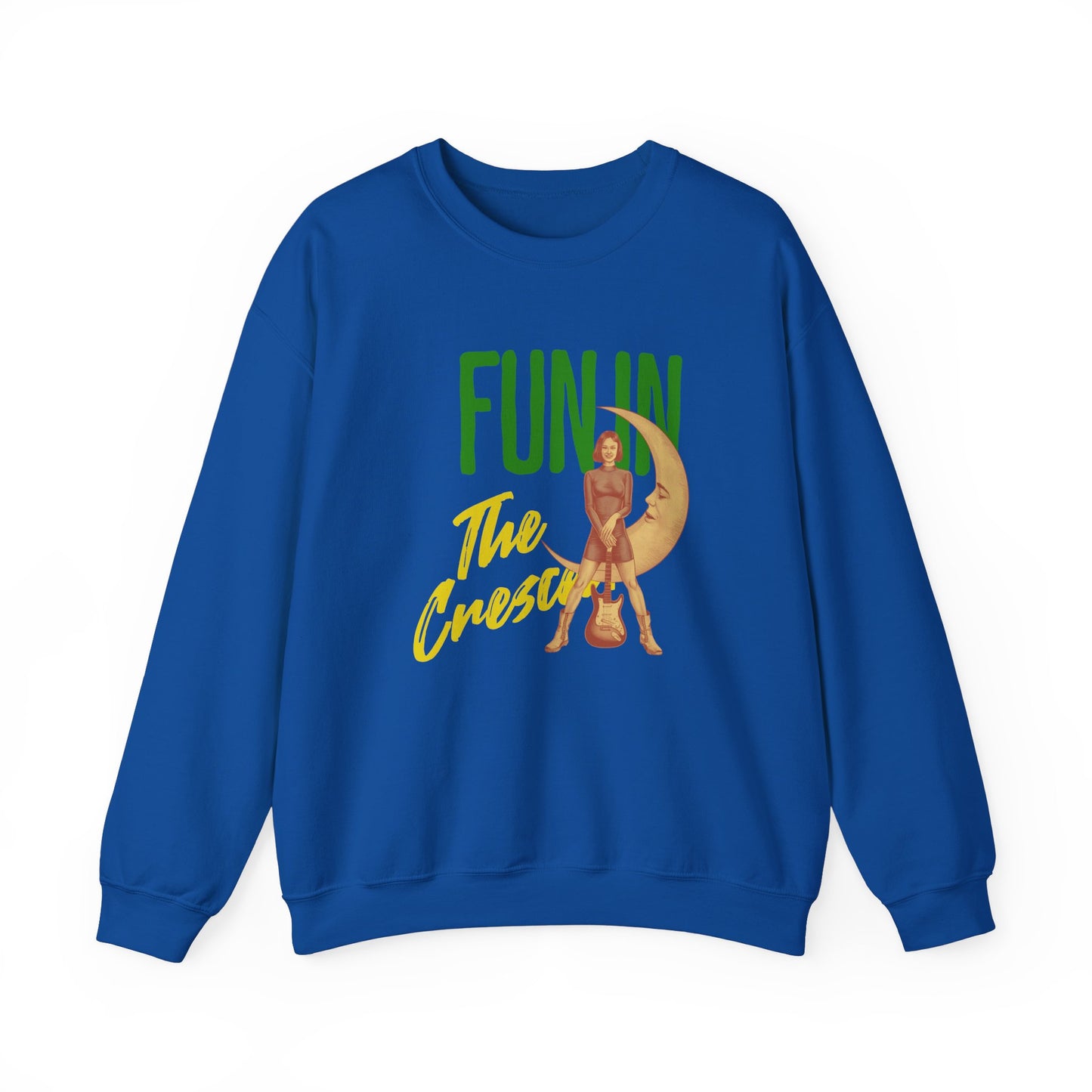 Fun in the crescent Unisex Heavy Blend™ Crewneck Sweatshirt - StyleMZ