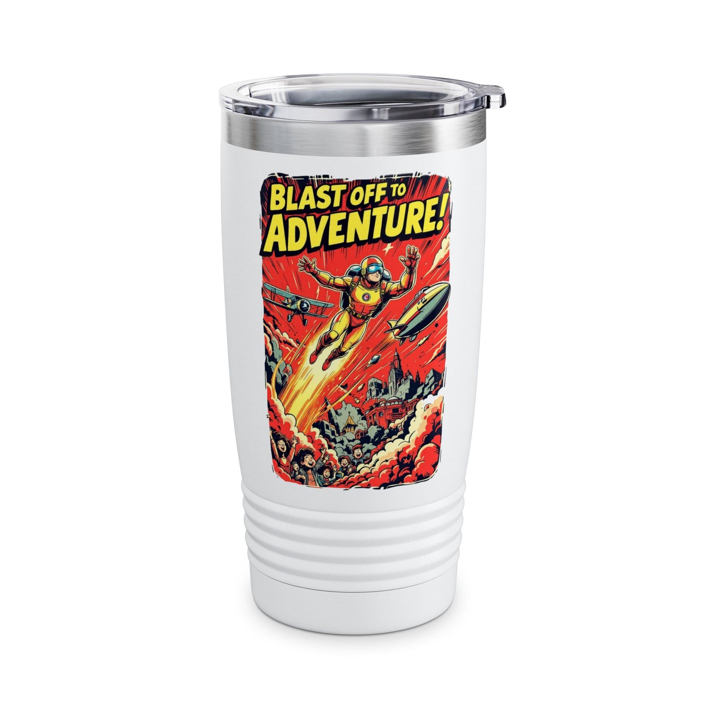 Blast Off to Adventure! Ringneck Tumbler, 20oz - StyleMZ