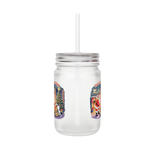 StyleMZ -  StyleMZ -  Santa's Little Helper Mason Jar  - StyleMZ