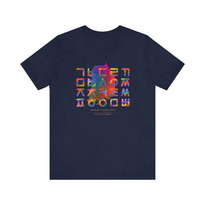 Korean Alphabet Unisex Jersey Short Sleeve Tee