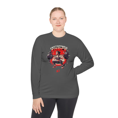 Unstoppable force Unisex Lightweight Long Sleeve Tee  - Korea  - StyleMZ