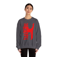 Corea - Sudadera unisex de taekwondo Heavy Blend™ con cuello redondo - StyleMZ 