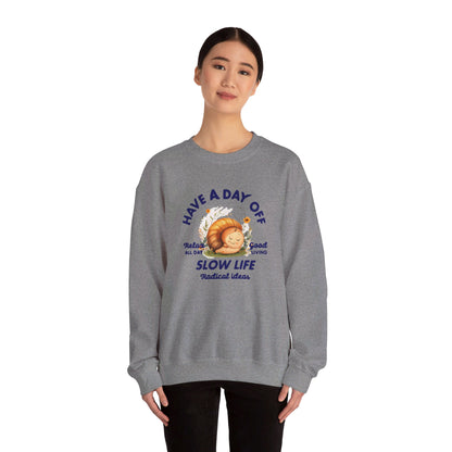 Korea -  Slow Life Unisex Heavy Blend™ Crewneck Sweatshirt  - StyleMZ