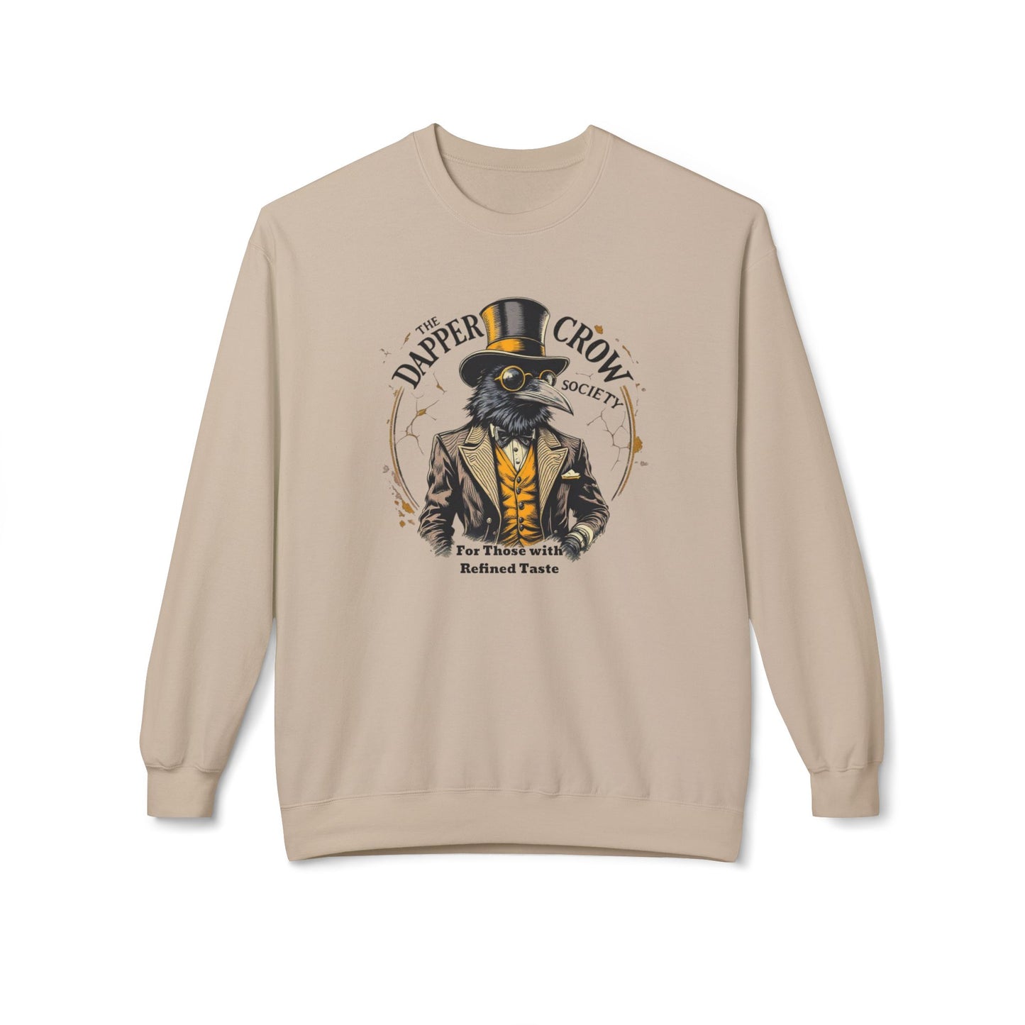 The dapper craw society Unisex Midweight Softstyle Fleece Crewneck Sweatshirt - StyleMZ