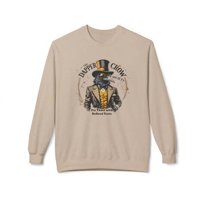 The dapper craw society Unisex Midweight Softstyle Fleece Crewneck Sweatshirt - StyleMZ