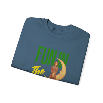 Fun in the crescent Unisex Heavy Blend™ Crewneck Sweatshirt - StyleMZ