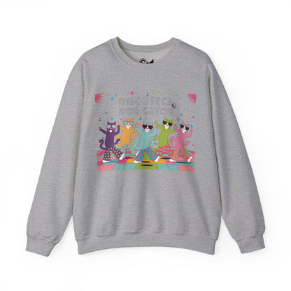 Discoteca dos Gatos Unisex Heavy Blend™ Crewneck Sweatshirt - StyleMZ