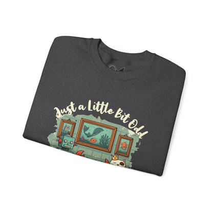 Just a little bit odd Unisex Heavy Blend™ Crewneck Sweatshirt - StyleMZ