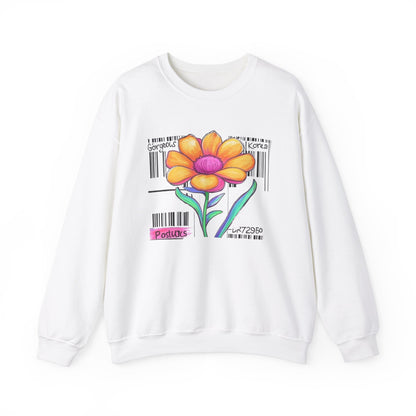 Gorgeous Flower Graphic Sweatshirt Unisex Crewneck All Seasons