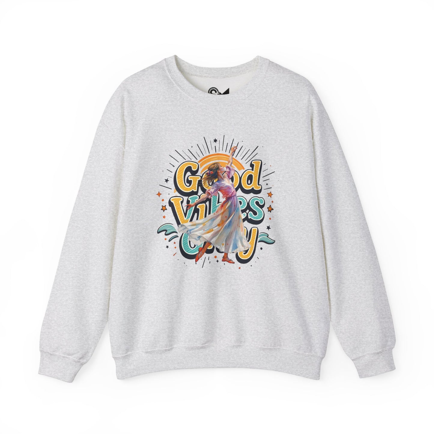 Good vibes only Unisex Heavy Blend™ Crewneck Sweatshirt - StyleMZ