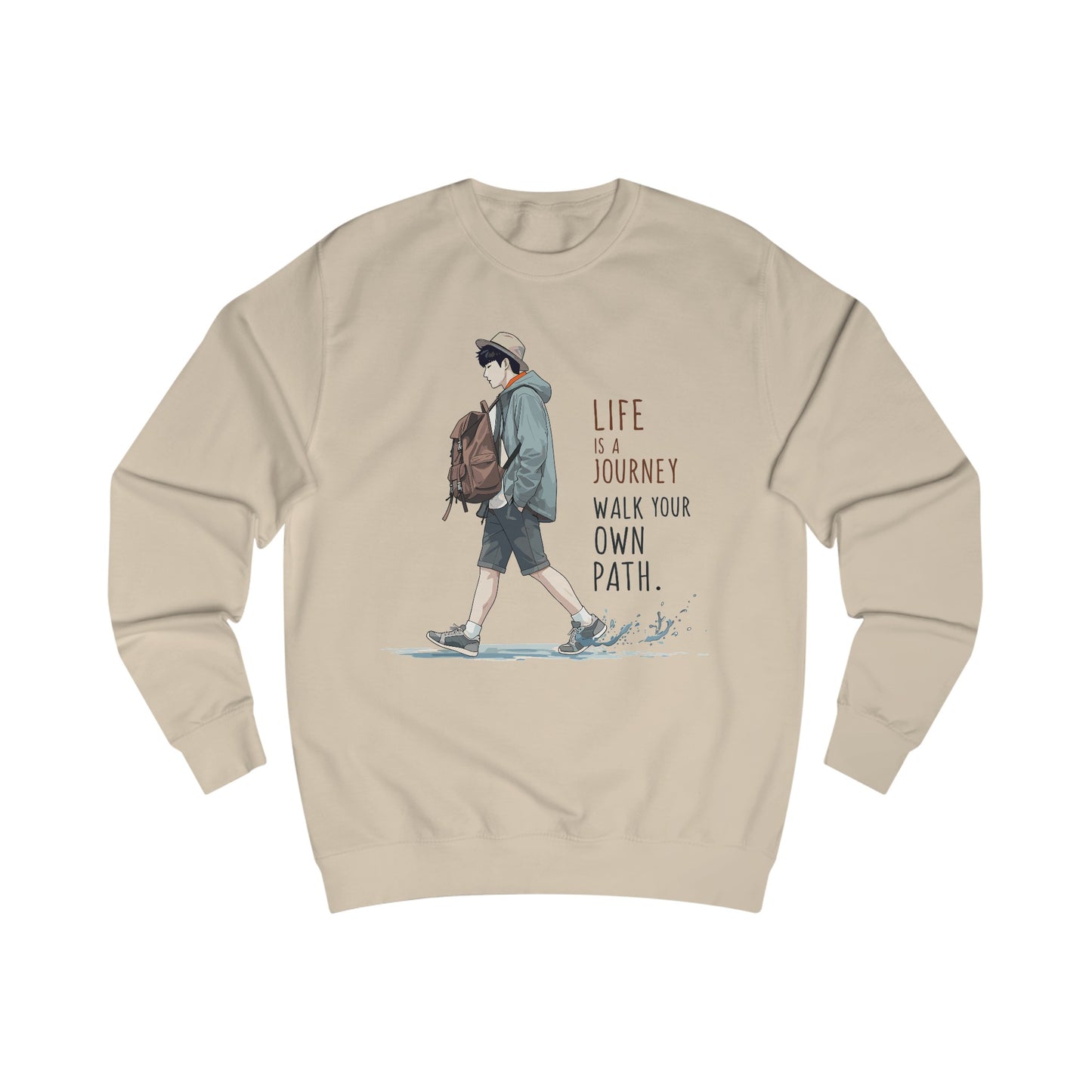 Korea -  Life is a journey Unisex Sweatshirt  - StyleMZ