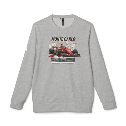 Korea -  Monte Carlo adidas Unisex Fleece Crewneck Sweatshirt  - StyleMZ