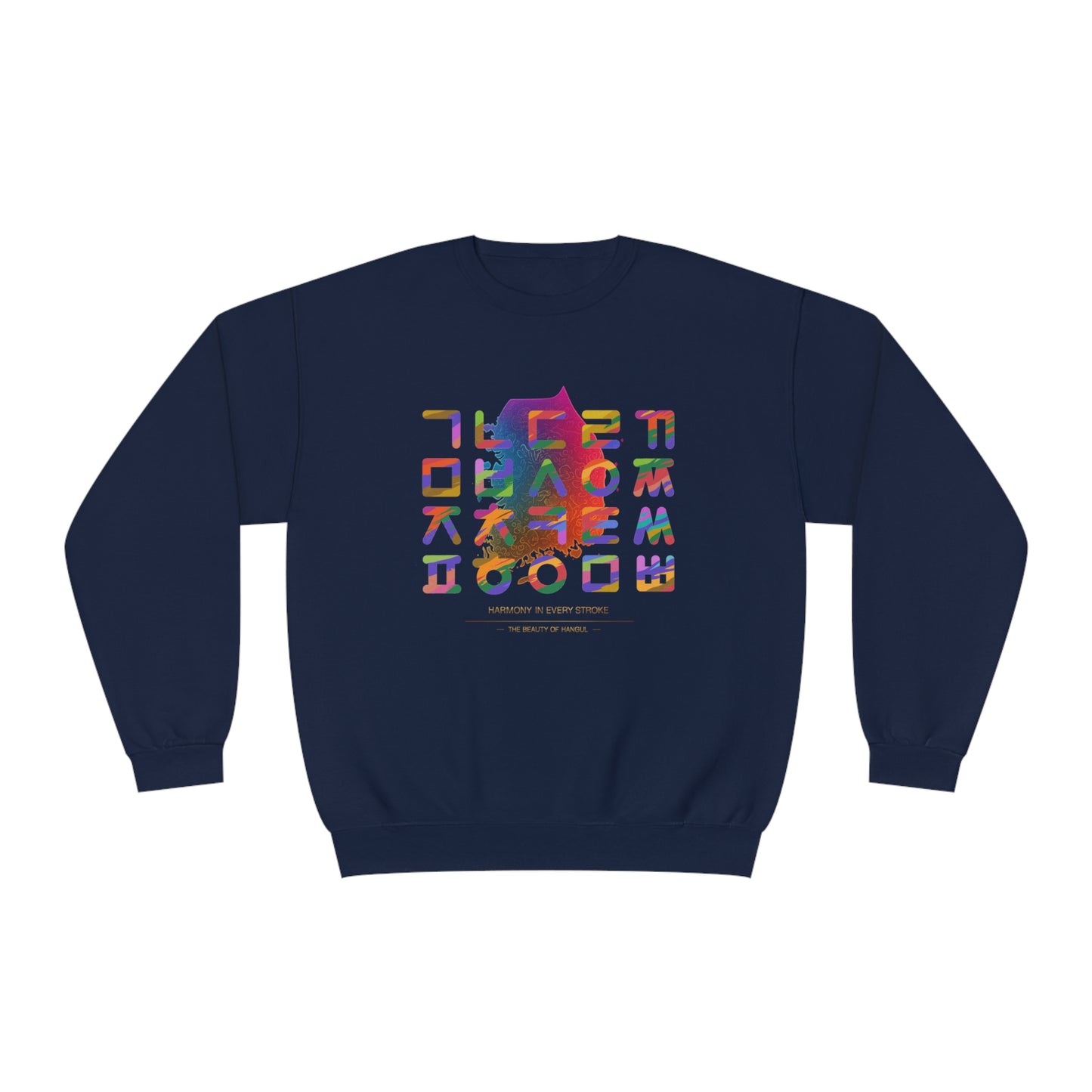 The Beauty of Hangul Unisex NuBlend® Crewneck Sweatshirt - StyleMZ