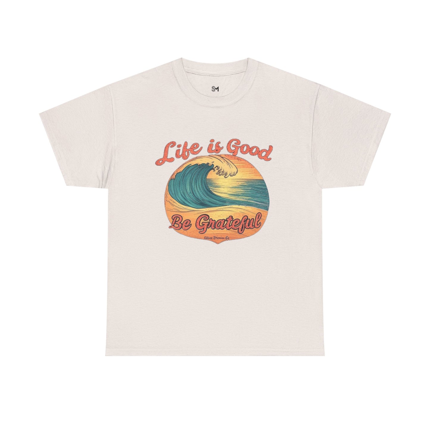 Life is good Unisex Heavy Cotton Tee