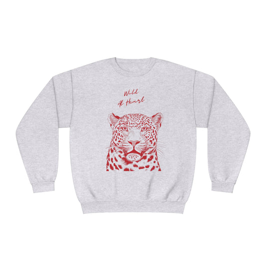 Korea - Wild at heart Unisex NuBlend® Crewneck Sweatshirt - StyleMZ - Stylemz