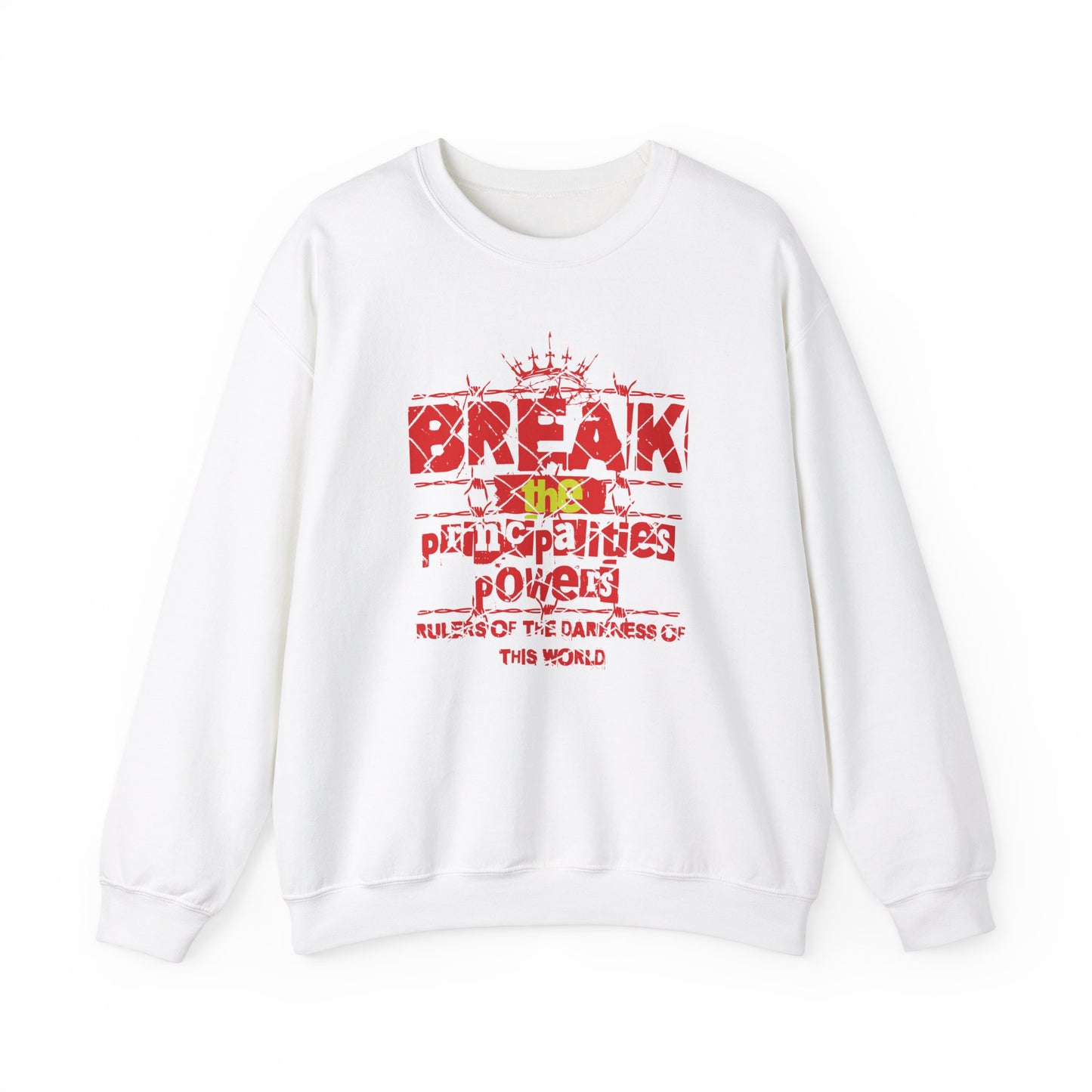 Break the principles Unisex Heavy Blend™ Crewneck Sweatshirt - StyleMZ