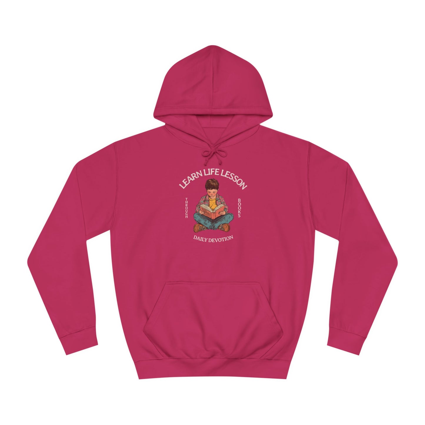 Through books Unisex College Hoodie - Korea - StyleMZ - Stylemz