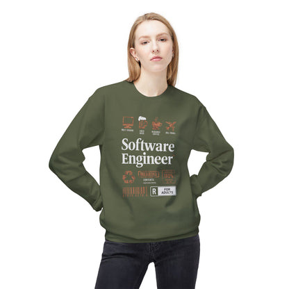 Korea -  Software Engineer Unisex Midweight Softstyle Fleece Crewneck Sweatshirt  - StyleMZ