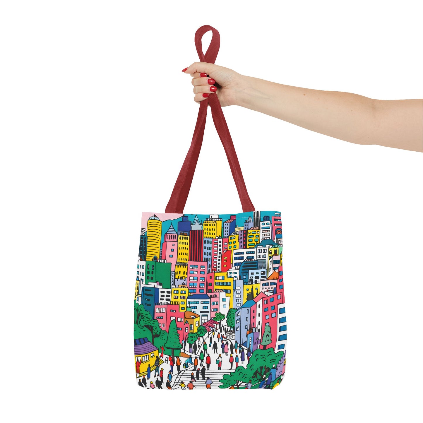 Seoul's hill neighborhoods Tote Bag (AOP) - StyleMZ