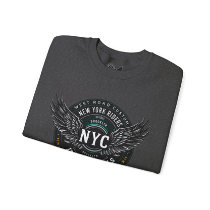 New York Riders Unisex Heavy Blend™ Crewneck Sweatshirt - StyleMZ - Stylemz