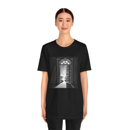 The door is open Unisex Jersey Short Sleeve Tee - StyleMZ