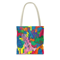 Korea -  The hillside village in Korea Tote Bag (AOP)  - StyleMZ