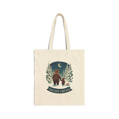 Korea -  Together forever Cotton Canvas Tote Bag  - StyleMZ