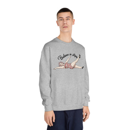 Balance in Stripes Unisex DryBlend® Crewneck Sweatshirt  - Korea  - StyleMZ