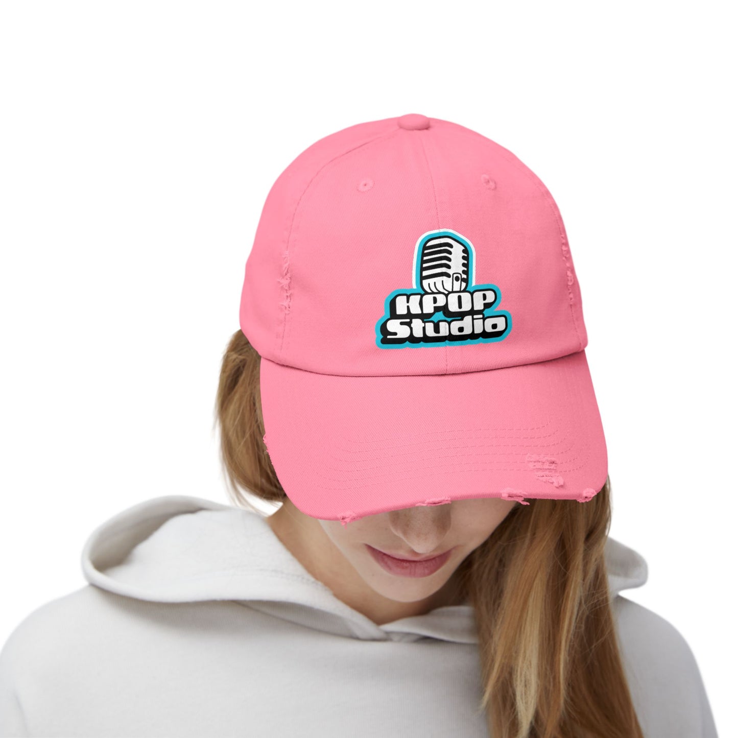 Korea -  KPOP Studio Unisex Distressed Cap  - StyleMZ