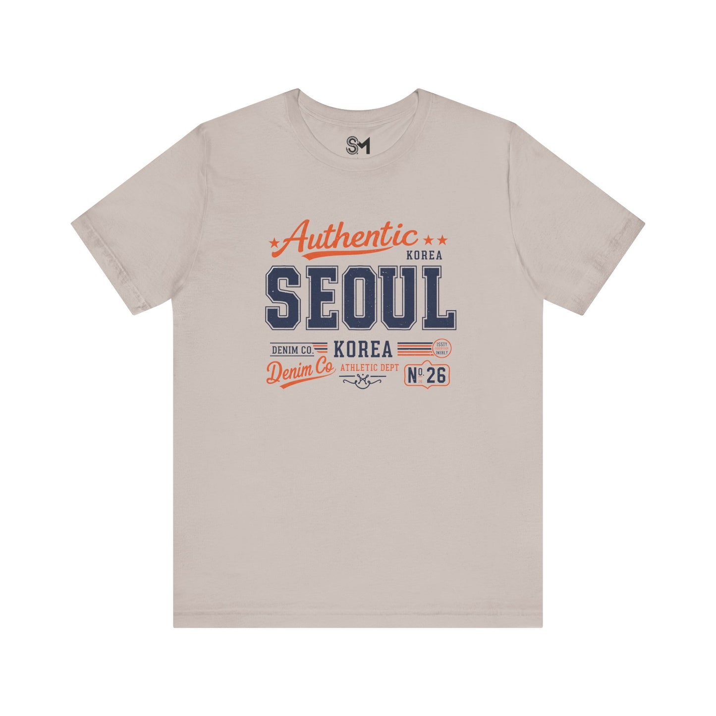 SEOUL KOREA Athletic Dept. Unisex Jersey Short Sleeve Tee