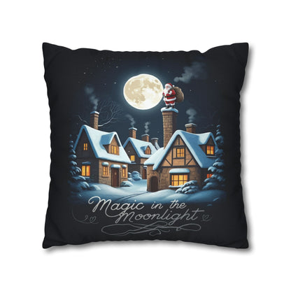 StyleMZ -  Magic in the moonlight Spun Polyester Square Pillowcase  - StyleMZ