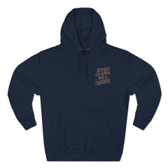 Jesus was a carpenter Three-Panel Fleece Hoodie  - Korea  - StyleMZ