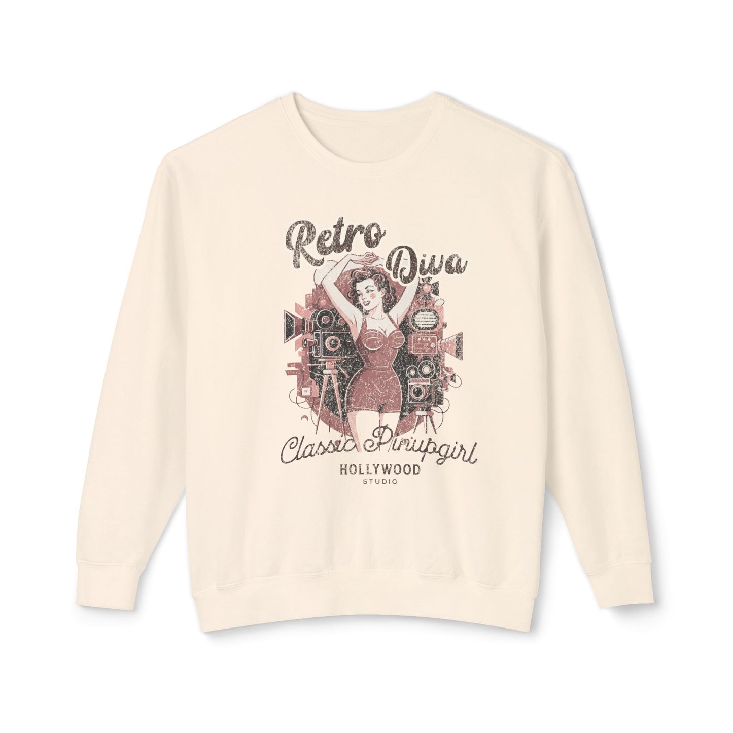 Classic diva Unisex Lightweight Crewneck Sweatshirt  - Korea  - StyleMZ