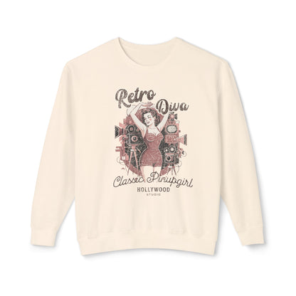 Classic diva Unisex Lightweight Crewneck Sweatshirt  - Korea  - StyleMZ