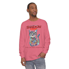 Korea -  Shadow Striker Unisex Garment-dyed Long Sleeve T-Shirt  - StyleMZ