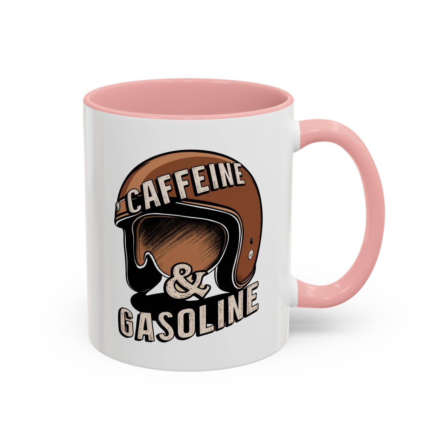 Caffein $ Gasoline Accent Coffee Mug (11, 15oz) - StyleMZ