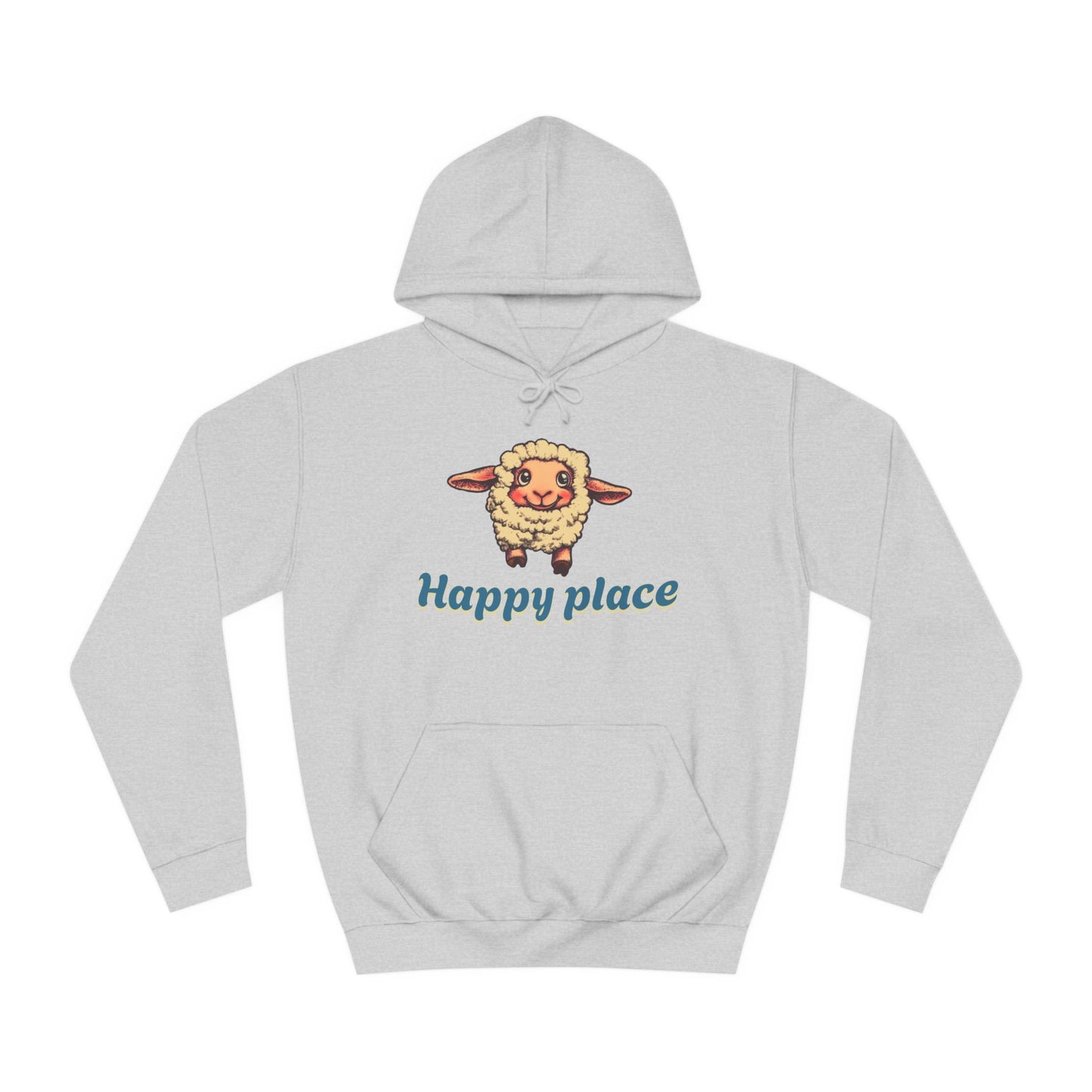 Korea -  Happy place Unisex College Hoodie  - StyleMZ