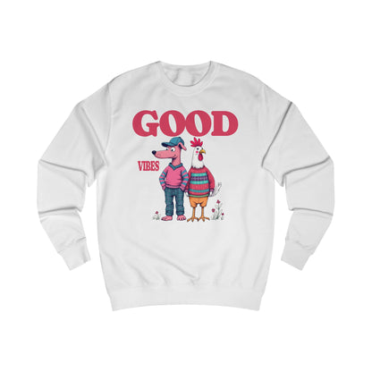 Korea -  Good Vibes Unisex Sweatshirt  - StyleMZ