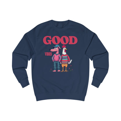 Korea -  Good Vibes Unisex Sweatshirt  - StyleMZ