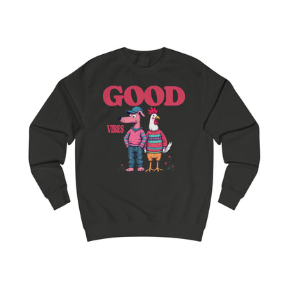 Korea -  Good Vibes Unisex Sweatshirt  - StyleMZ