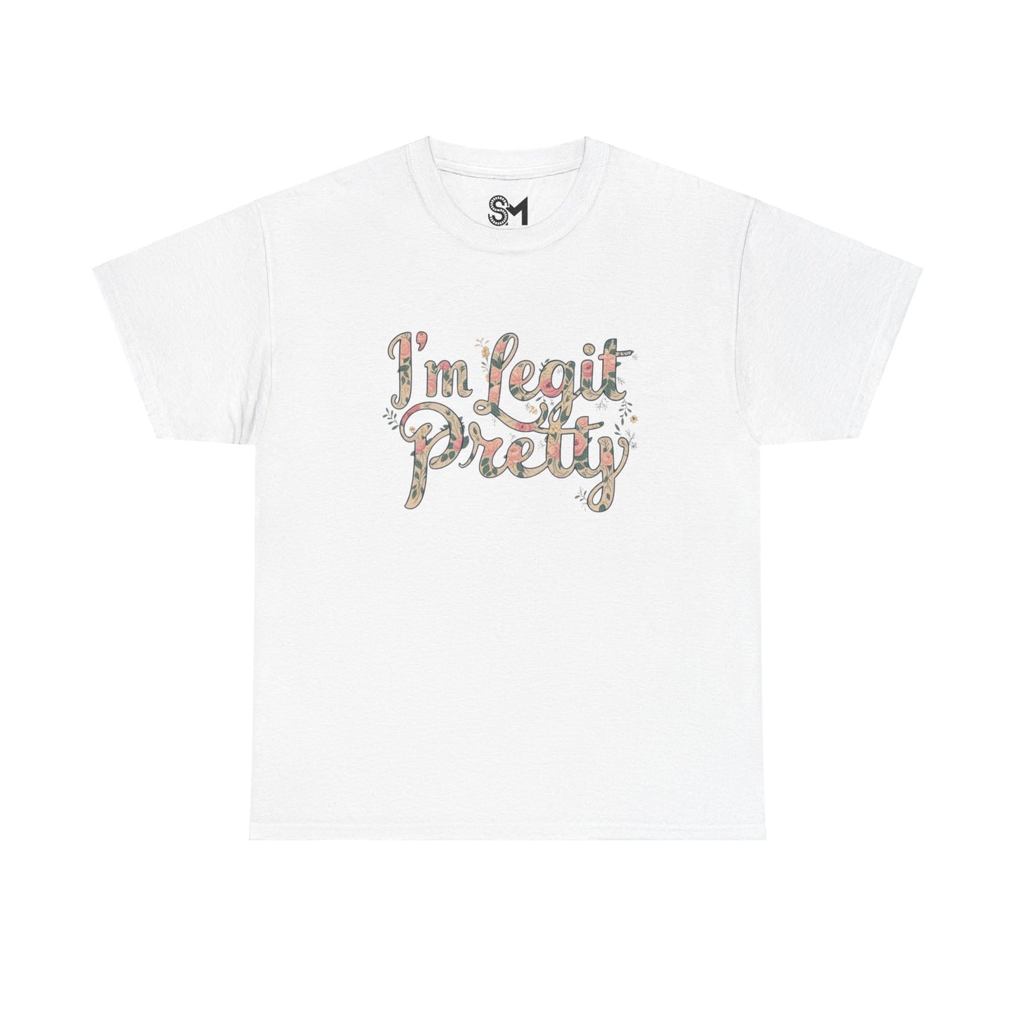 I'm legit pretty Unisex Heavy Cotton Tee - StyleMZ