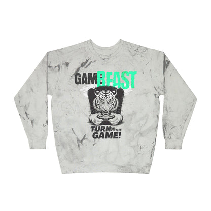 Korea -  Game Beast Unisex Color Blast Crewneck Sweatshirt  - StyleMZ