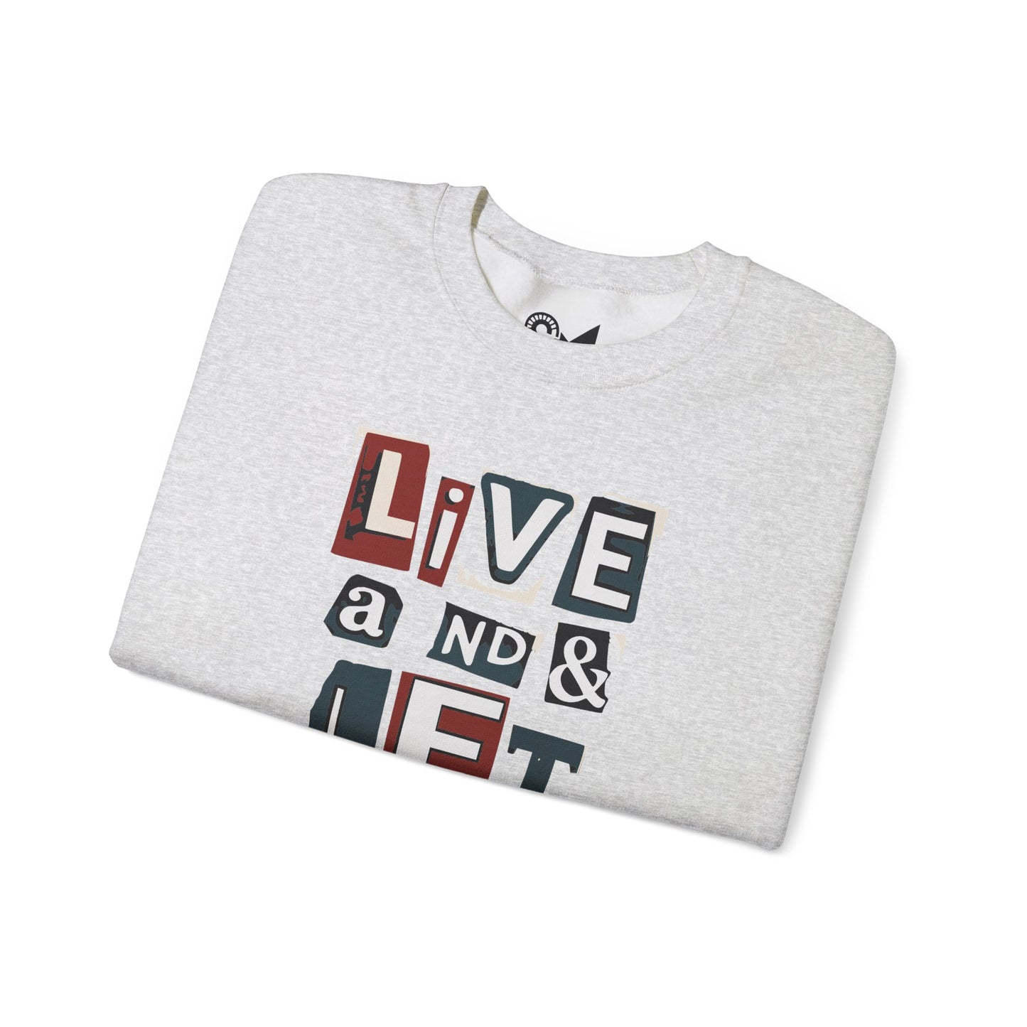 Live and let go Unisex Heavy Blend™ Crewneck Sweatshirt - StyleMZ