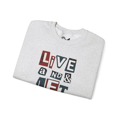 Live and let go Unisex Heavy Blend™ Crewneck Sweatshirt - StyleMZ - Stylemz