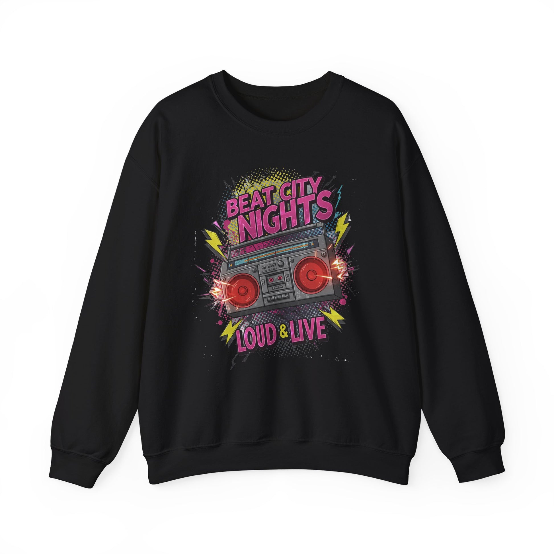 Beat city nights Unisex Heavy Blend™ Crewneck Sweatshirt - StyleMZ-Stylemz