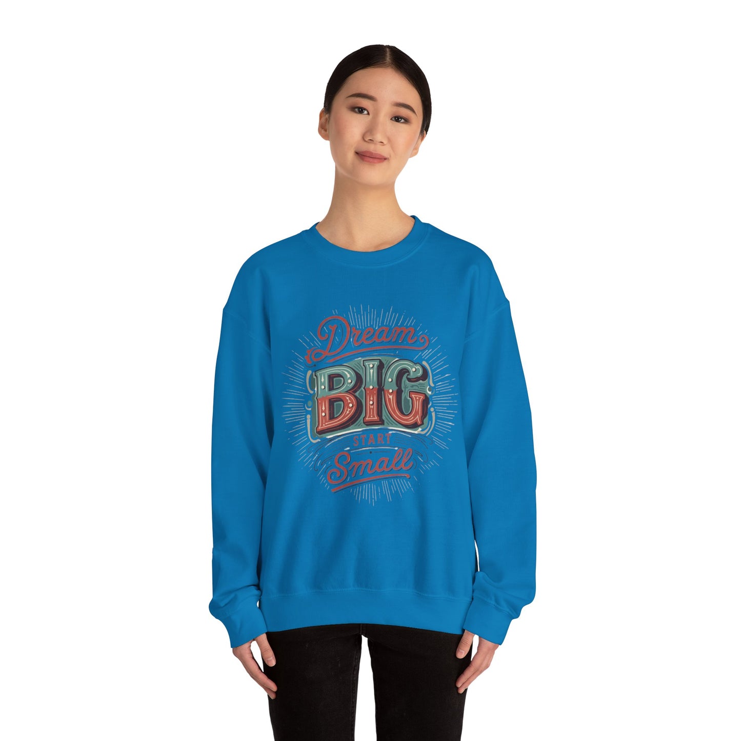 Dream big Unisex Heavy Blend™ Crewneck Sweatshirt - StyleMZ - Stylemz