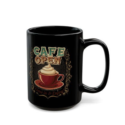 Cafe Black Mug (11oz, 15oz) - StyleMZ