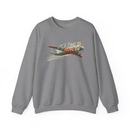 It's time to move on Unisex Heavy Blend™ Crewneck Sweatshirt - StyleMZ