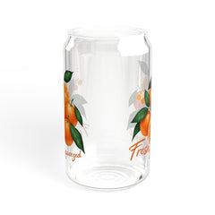 Korea -  Freshly Squeezed Sipper Glass, 16oz  - StyleMZ